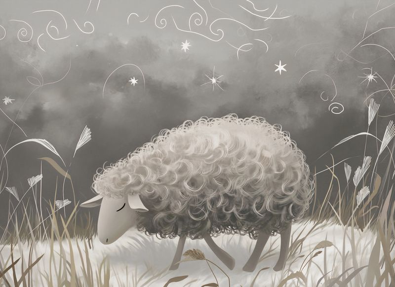 Plakat 55x40cm Bujna Owca zdjęcie 1