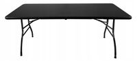 Stół Ogrodowy Składany Cateringowy Bankietowy + Ławki Walizka 180 cm Zestaw