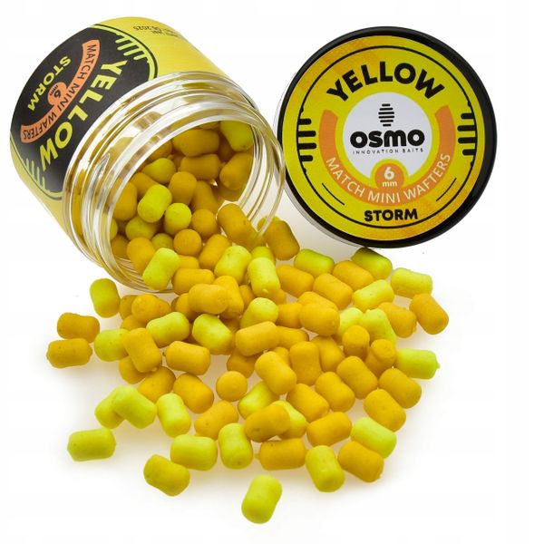 Osmo MATCH Mini WAFTERS - YELLOW STORM przynęta 6 mm zdjęcie 1