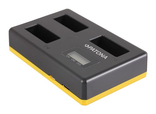 Patona potrójna ładowarka LCD USB do akumulatorów Canon LP-E17 na Arena.pl