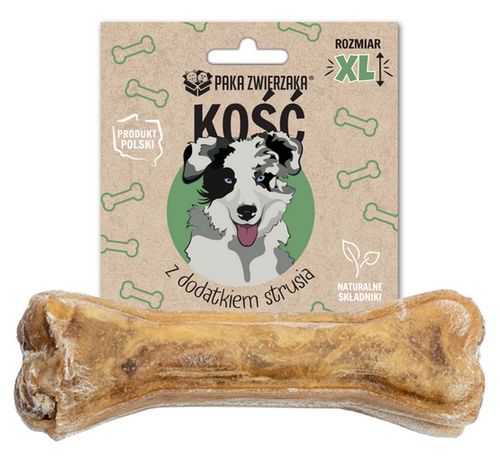 Paka Zwierzaka Kość Z Dodatkiem Strusia Xl 17Cm na Arena.pl