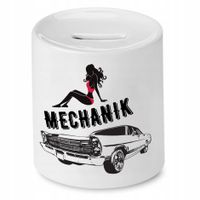 Skarbonka Dla Mechanika Mechanik Mechanic Prezent Z Nadrukiem Ze Zdjęciem