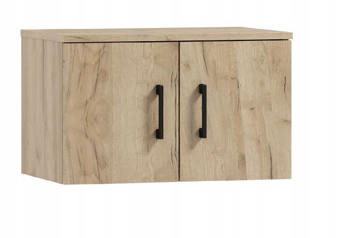 Szafka łazienkowa nad pralkę NERO 80 dąb craft złoty (W1) na Arena.pl