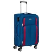 mała walizka kabinowa z miękkiego materiału poliestrowego