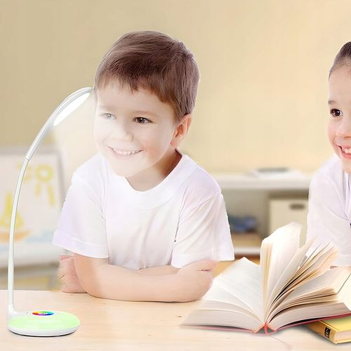 LAMPKA BIURKOWA LED NA BIURKO LAMPA 256 KOLORÓW RGB DO NAUKI DOTYKOWA na Arena.pl