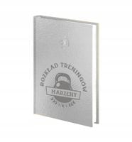 Rozkład treningowy tyg. ksiażkowy kalendarz A5 złoty srebrny 2026 grawer