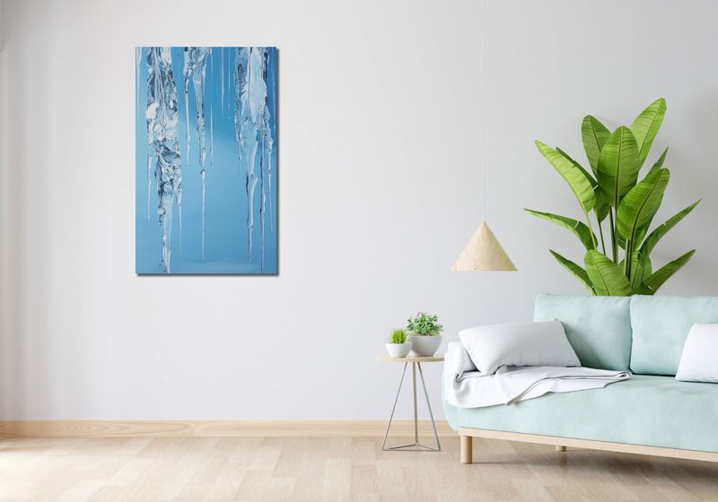 Obraz 60x100cm Kryształowe Sople zdjęcie 2