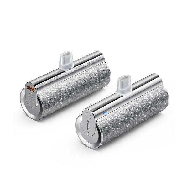 Powerbank VEGER PlugOn 5000mAh na podróż 12W wbudowane złącze USB C lekki zdjęcie 12