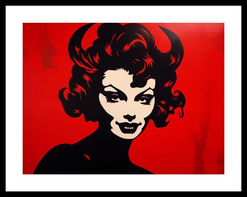 Plakat 40x30cm Czerwona Diablica na Arena.pl