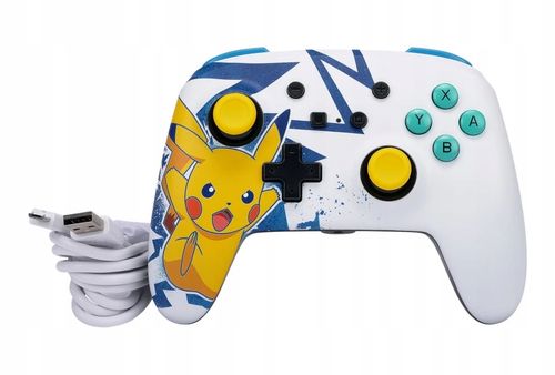 Gamepad PowerA Enhanced Pikachu High Voltage do Nintendo Switch Przewodowy na Arena.pl