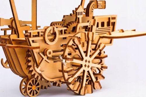 Puzzle 3D Robotime drewniany model sterowca na Arena.pl