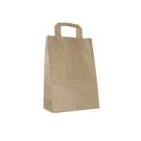 Torby papierowe 22 x 11 x 31 cm, 150 szt. beżowa AWIH