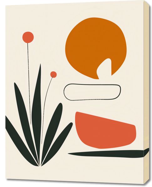 Obraz 70x90cm Abstrakcyjny Zen zdjęcie 1