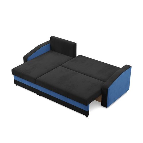 Narożnik uniwersalny, mikrofaza, AURELO, 231x140x92, granatowy | TYLETEGOTU na Arena.pl