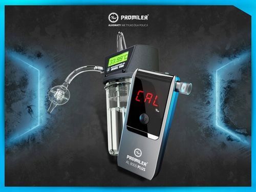 Alkomat PROMILER AL 8000 PLUS + 12 miesięcy kalibracji + ustniki na Arena.pl