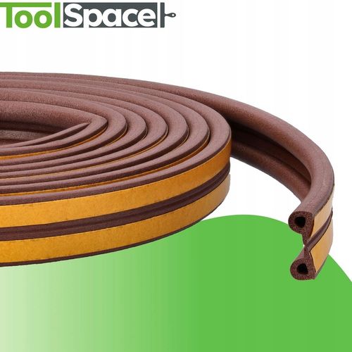 Uszczelka do okien i drzwi profil P 25 mb BRĄZ na Arena.pl