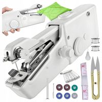 Mini Ręczna Maszyna do Szycia Przenośna Podróżna Domowa + Akcesoria