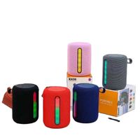 Bezprzewodowy Głośnik Stereo RX06 - FM, USB/TF, RGB LED, Bluetooth 5.3, Bas