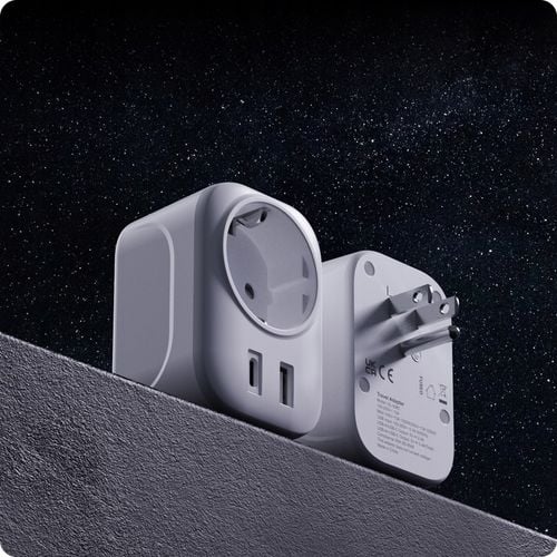 VOOMY Uniwersalna Przejściówka Gniazda USA EU Ładowarka USB i USB-C na Arena.pl