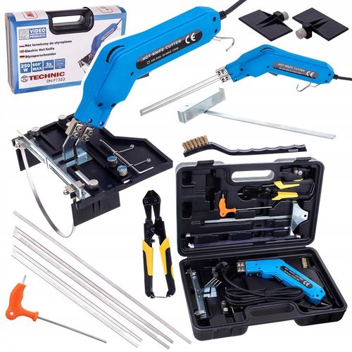 NÓŻ TERMICZNY CIĘCIA STYROPIANU 250W WYCINARKA BONIARKA ŻŁOBIARKA 3xOSTRZE na Arena.pl