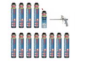 SOUDAL Pianka 114091 SOUDAFOAM CLASSIC 750 ml 12 szt + czyścik + pistolet