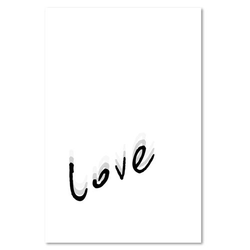 Deco Panel, Typografia love 40x60 na Arena.pl