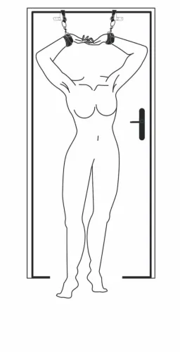 easytoys opaski na nadgarstki do drzwi regulowane czarny na Arena.pl