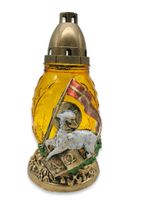 ZNICZ WIELKANOCNY ZNICZE WIELKANOCNE BARANEK ALLELUJA ŻÓŁTA PISANKA