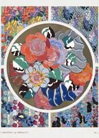 Plakat 13x18cm Kwiaty Art Deco v.11, Bénédictus Vintage do Salonu