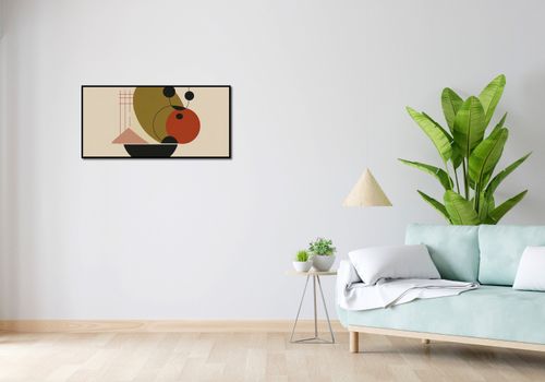 Plakat 91,3x44,5cm Geometryczny Balans na Arena.pl