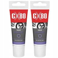 CX80 Smar silikonowy bezbarwny do gumy uszczelek spożywki kranów NSF