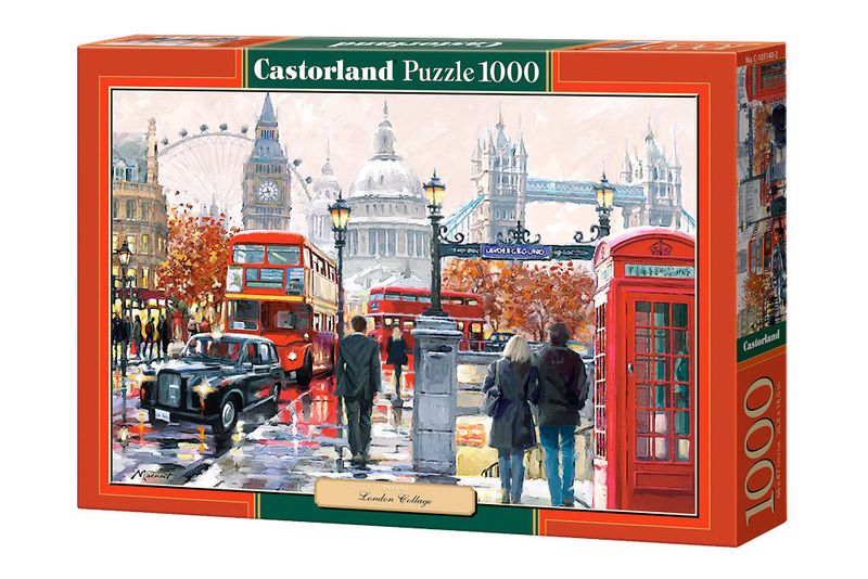 Puzzle 1000 el. London Collage zdjęcie 1