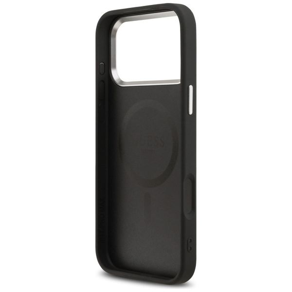 Etui Guess Classic Logo MagSafe do iPhone 17 Pro Max czarny zdjęcie 7