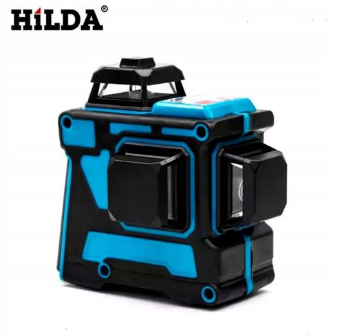 HILDA POZIOMICA 3D 12 LINII LASER KRZYŻOWY SAMOPOZIOMUJĄCY NIWELATOR TARCZA na Arena.pl
