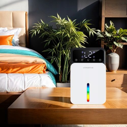 Cichy osuszacz LUXE 1200ml UV + LED wydajny pochłaniacz wilgoci do domu na Arena.pl