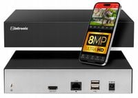 REJESTRATOR DO MONITORINGU SIECIOWY NVR IP 9 KANAŁOWY 8MPx 4K