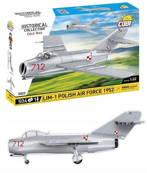 COBI 5822 SAMOLOT LIM-1 POLISH AIR FORCE 1952 zdjęcie 2
