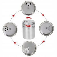 Pojemnik z Sitkiem ViO TSG-62 do Kawy Cynamonu Cukru Pudru Sitko 100ml