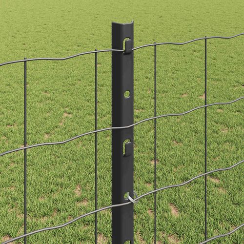 Ogrodzenie z słupkami Szary 1.2 x 10 m Stal na Arena.pl