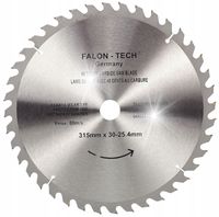 TARCZA WIDIOWA WIDIA DO DREWNA PIŁA TNĄCA TCT 315/30-25,4/40T Falon-Tech