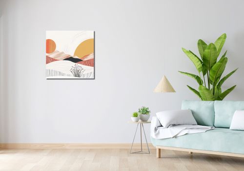 Obraz 60x60cm Roztańczone Słońce na Arena.pl