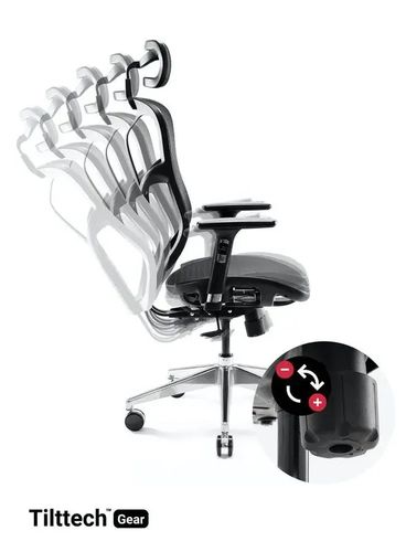 Fotel ergonomiczny Diablo Chairs V-Basic Tkanina Czarny na Arena.pl