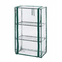 Mała pionowa szklarnia na taras balkon folia PVC metalowa konstrukcja NEO