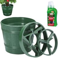 Stojak choinkowy Planet do 2,8m z odżywką do choinek ciętych Agrecol