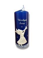 Świeca Bożo-Narodzeniowa Niebieska