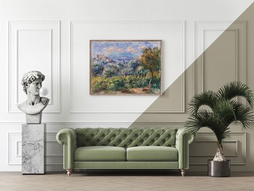 Landscape, Pierre-Auguste Renoir - plakat 29,7x21 cm na Arena.pl