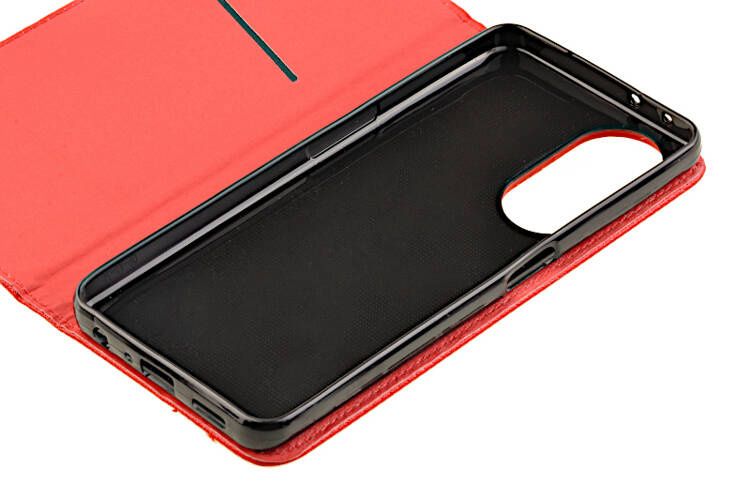 Etui Smart do Oppo A98 5G czerwony zdjęcie 4