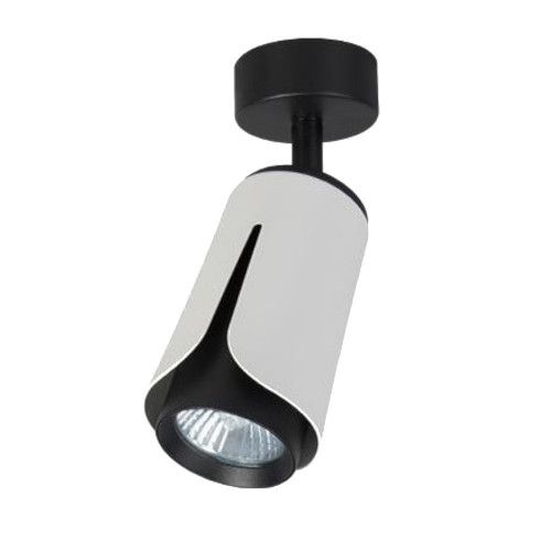 KINKIET REFLEKTOR LED GU10 BIAŁO CZARNY RUCHOMY zdjęcie 1