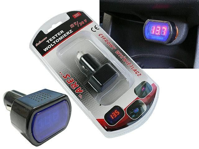 TESTER WOLTOMIERZ 12V / 24V - "ARES" zdjęcie 1