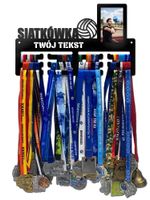 Wieszak na medale z ramką na zdjęcie SIATKÓWKA twoje imię 360.3